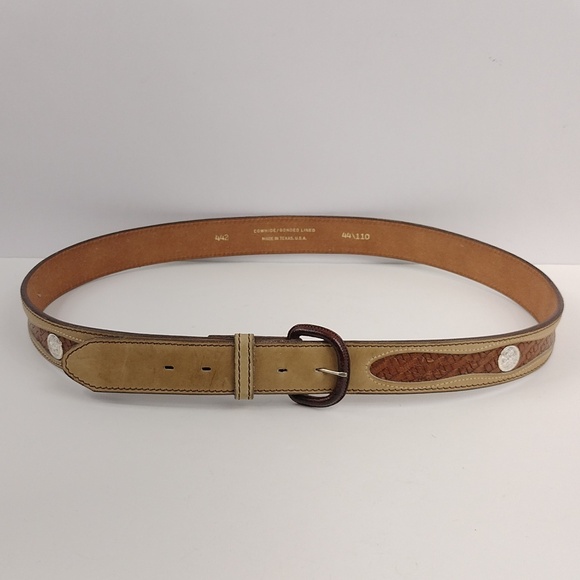 Western Style Leather Belt - Picture 1 of 13